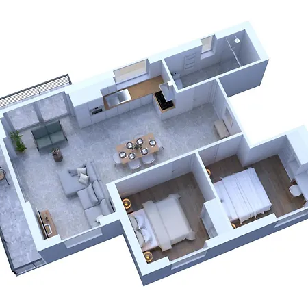 Апартаменты Le Nordique Ii - Jolie Vue - Clim - Netflix *